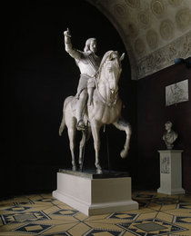 Maximilan I, gipsafstøbning, rytterstatue, A 128