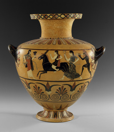 Hydriavase med Hephaistos på æselryg Kunsthistorisches Museum Wien
