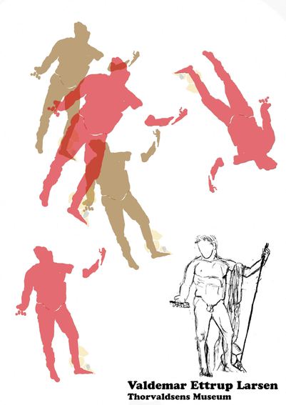 Efterbehandlet tegning