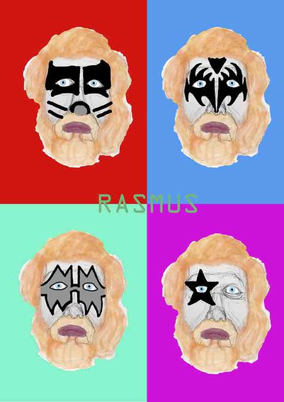 Efterbehandlet tegning