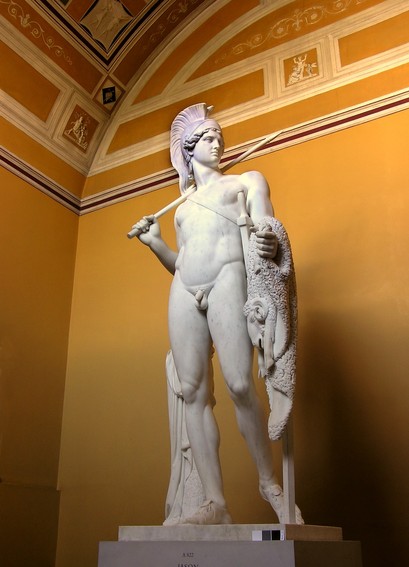 Jason, marmorskulptur, 3/4 helfigur, A 822